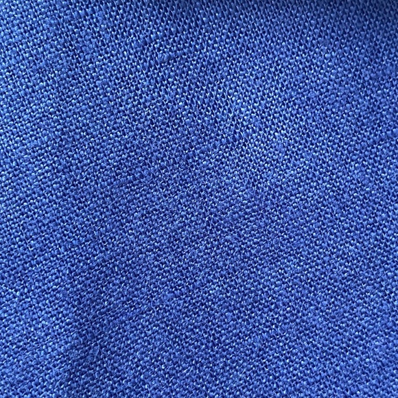 J. Jill Love Linen Royal Blue Button Down Shirt Size Large Petite - Picture 10 of 15